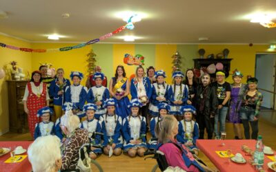 Närrischer Besuch im Wohnpark – NCC bringt Fastnacht ins Haus